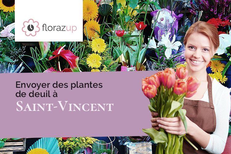 compositions florales pour un enterrement à Saint-Vincent (Tarn-et-Garonne/82300)