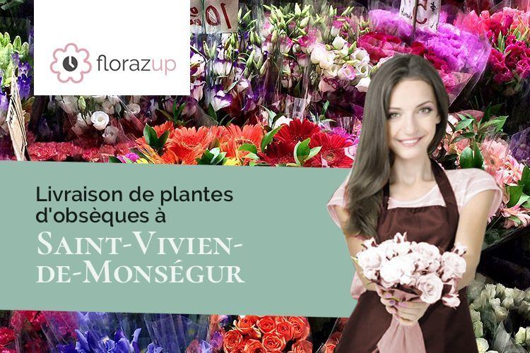 créations de fleurs pour des obsèques à Saint-Vivien-de-Monségur (Gironde/33580)