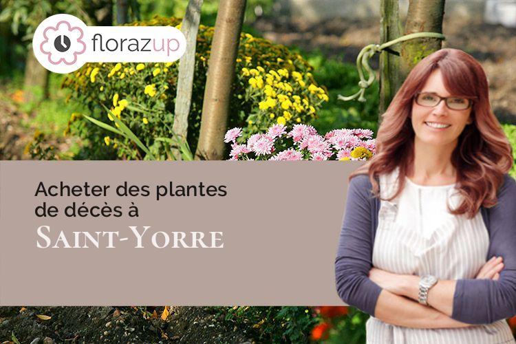 compositions florales pour des obsèques à Saint-Yorre (Allier/03270)