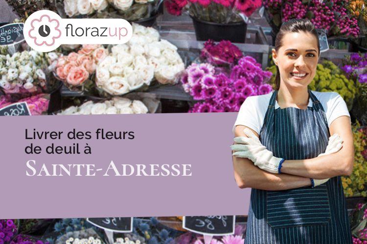 créations de fleurs pour une crémation à Sainte-Adresse (Seine-Maritime/76310)