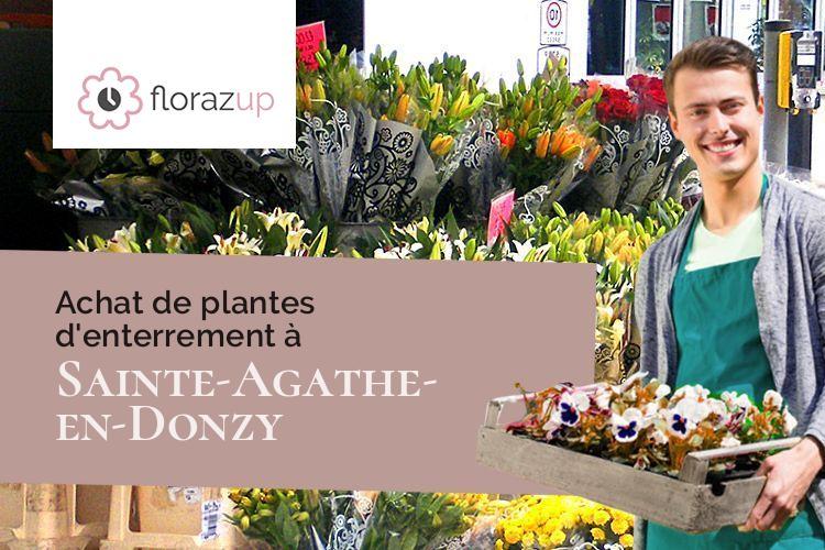 couronnes de fleurs pour un décès à Sainte-Agathe-en-Donzy (Loire/42510)