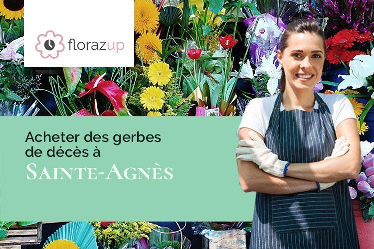 créations florales pour des funérailles à Sainte-Agnès (Jura/39190)