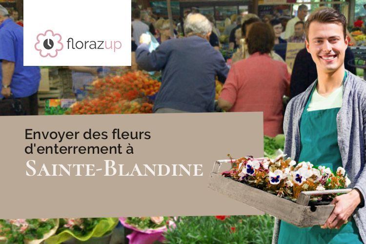 créations florales pour des obsèques à Sainte-Blandine (Deux-Sèvres/79370)