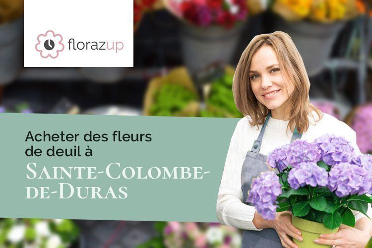 coupes de fleurs pour des funérailles à Sainte-Colombe-de-Duras (Lot-et-Garonne/47120)