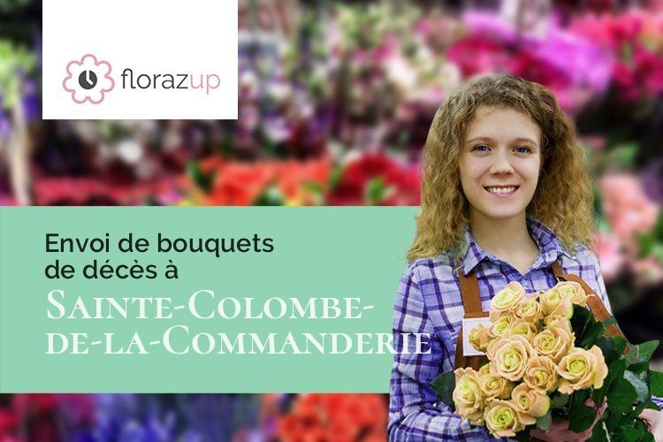 compositions florales pour un deuil à Sainte-Colombe-de-la-Commanderie (Pyrénées-Orientales/66300)