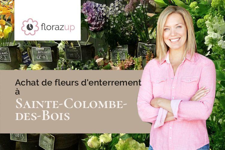 couronnes florales pour une crémation à Sainte-Colombe-des-Bois (Nièvre/58220)