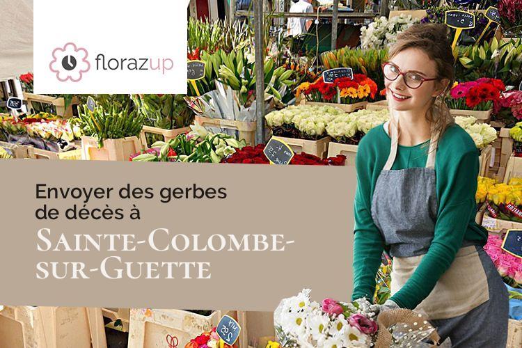 couronnes de fleurs pour un décès à Sainte-Colombe-sur-Guette (Aude/11140)