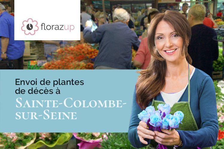 compositions florales pour des obsèques à Sainte-Colombe-sur-Seine (Côte-d'Or/21400)