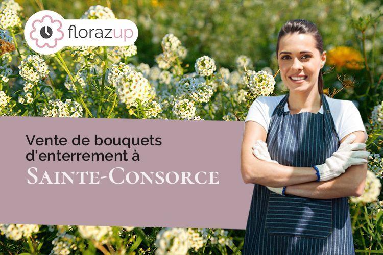 bouquets de fleurs pour des funérailles à Sainte-Consorce (Rhône/69280)