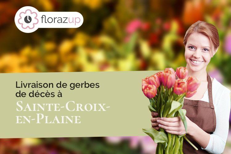 gerbes de fleurs pour un décès à Sainte-Croix-en-Plaine (Haut-Rhin/68127)