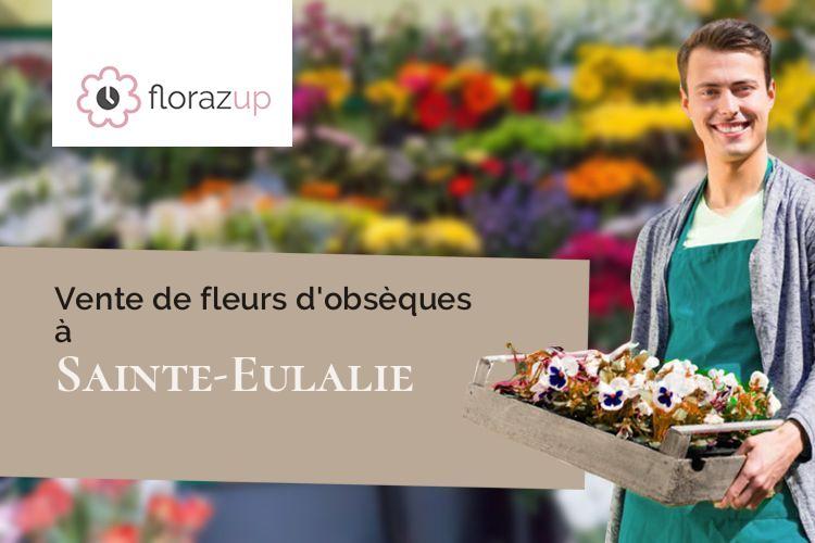 couronnes florales pour une crémation à Sainte-Eulalie (Ardèche/07510)