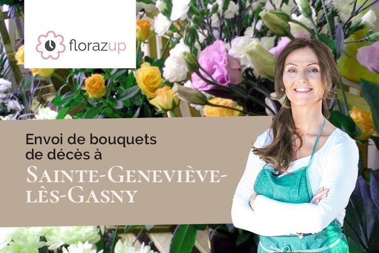 gerbes de fleurs pour un décès à Sainte-Geneviève-lès-Gasny (Eure/27620)