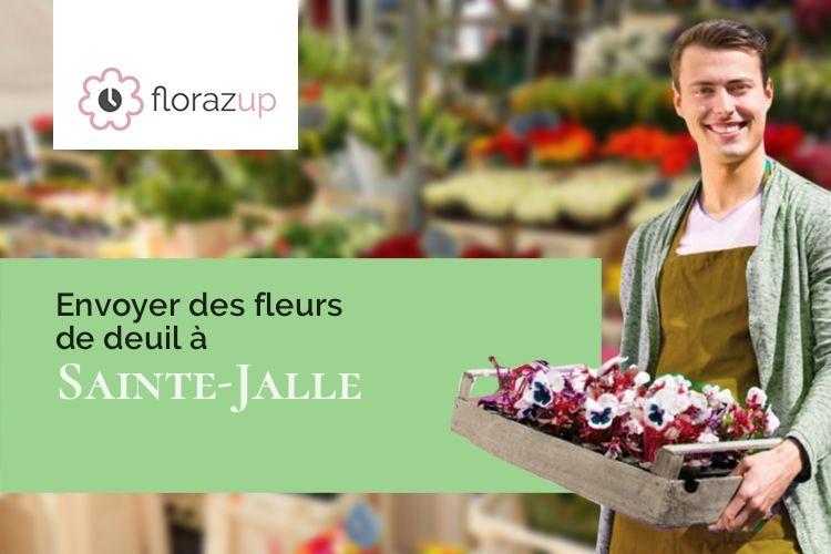 compositions florales pour des funérailles à Sainte-Jalle (Drôme/26110)