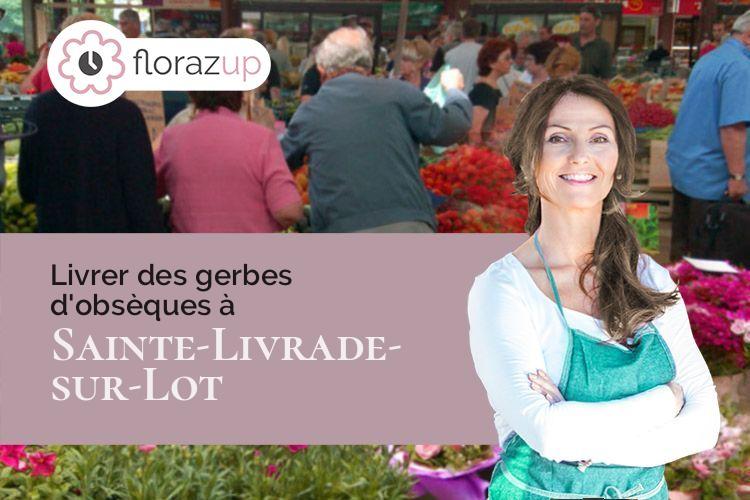 créations florales pour une crémation à Sainte-Livrade-sur-Lot (Lot-et-Garonne/47110)