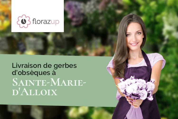 plantes pour des funérailles à Sainte-Marie-d'Alloix (Isère/38660)