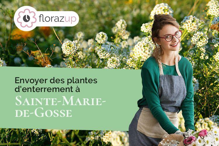créations florales pour une crémation à Sainte-Marie-de-Gosse (Landes/40390)