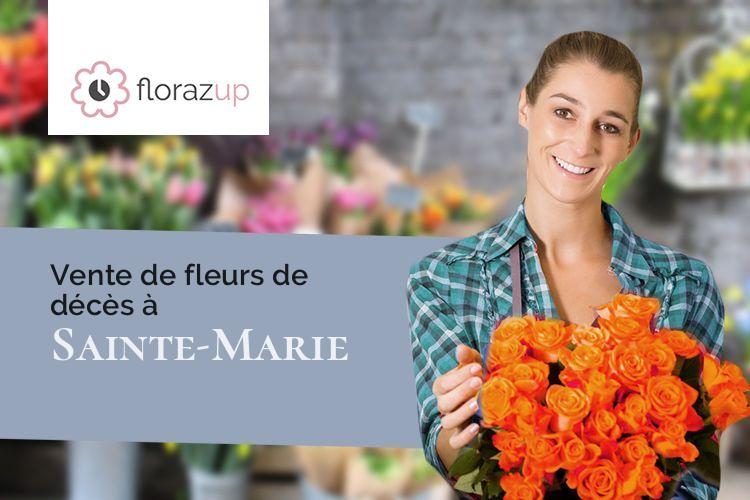 coupes de fleurs pour un deuil à Sainte-Marie (Gers/32200)