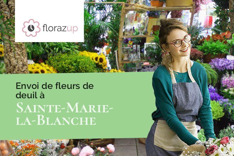 plantes pour un deuil à Sainte-Marie-la-Blanche (Côte-d'Or/21200)