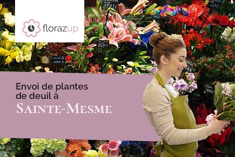 gerbes de fleurs pour un enterrement à Sainte-Mesme (Yvelines/78730)