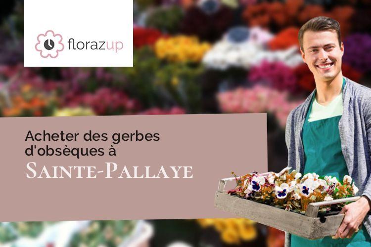 créations de fleurs pour un décès à Sainte-Pallaye (Yonne/89460)