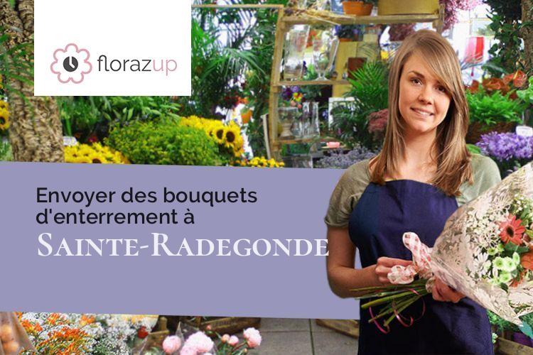 compositions florales pour un enterrement à Sainte-Radegonde (Gers/32500)