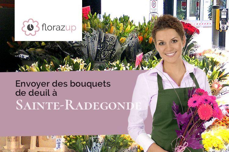 coupes de fleurs pour des obsèques à Sainte-Radegonde (Vienne/86300)