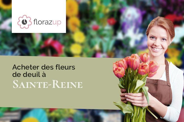compositions de fleurs pour un deuil à Sainte-Reine (Savoie/73630)