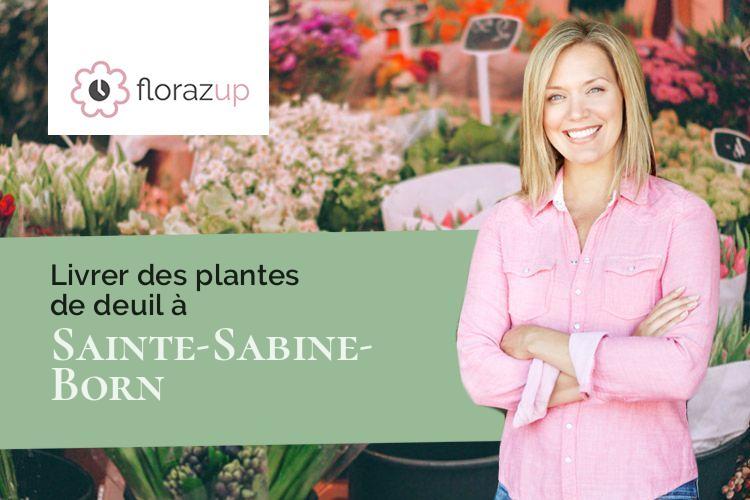 créations florales pour des obsèques à Sainte-Sabine-Born (Dordogne/24440)