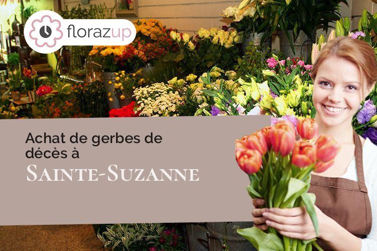 compositions florales pour une crémation à Sainte-Suzanne (Doubs/25630)