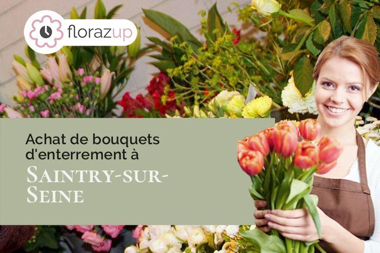 créations de fleurs pour un deuil à Saintry-sur-Seine (Essonne/91250)