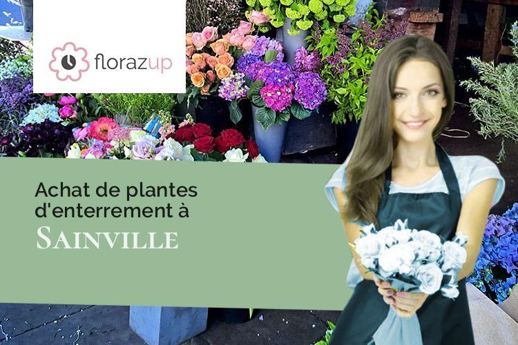 compositions florales pour un deuil à Sainville (Eure-et-Loir/28700)