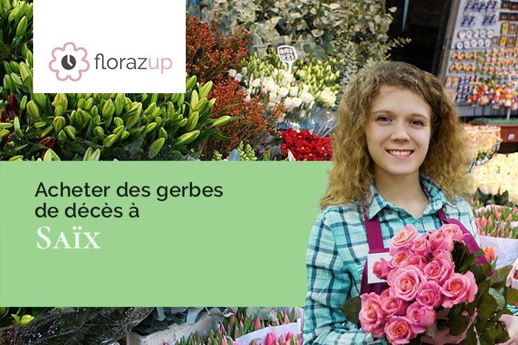 coupes de fleurs pour des funérailles à Saïx (Vienne/86120)