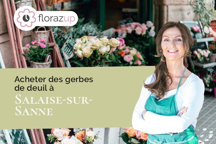 compositions de fleurs pour un enterrement à Salaise-sur-Sanne (Isère/38150)