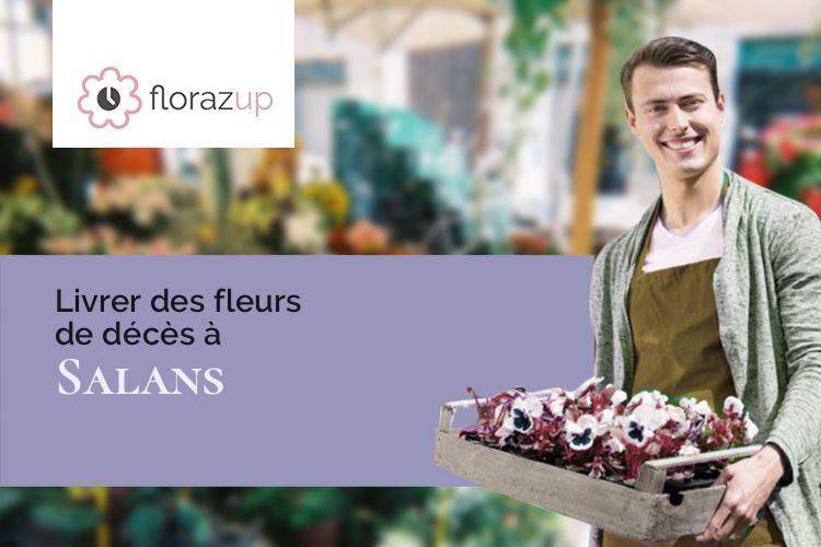 créations de fleurs pour des funérailles à Salans (Jura/39700)