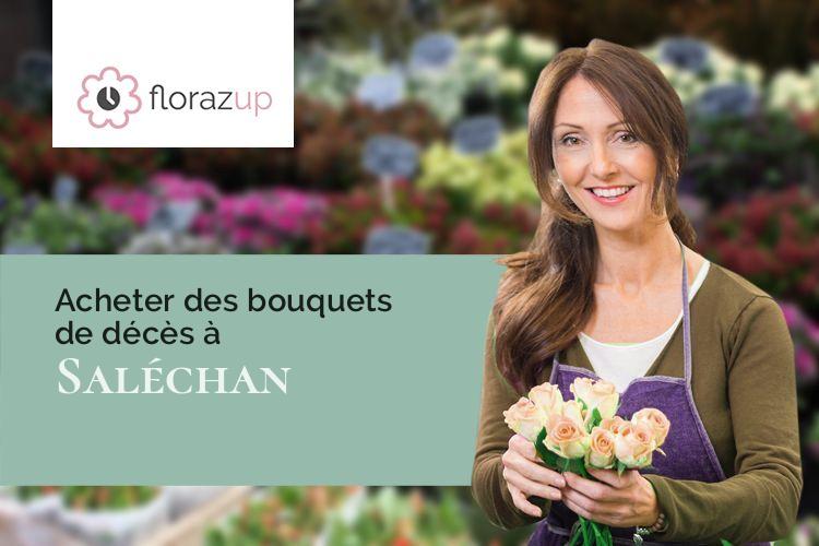 compositions florales pour un deuil à Saléchan (Hautes-Pyrénées/65370)
