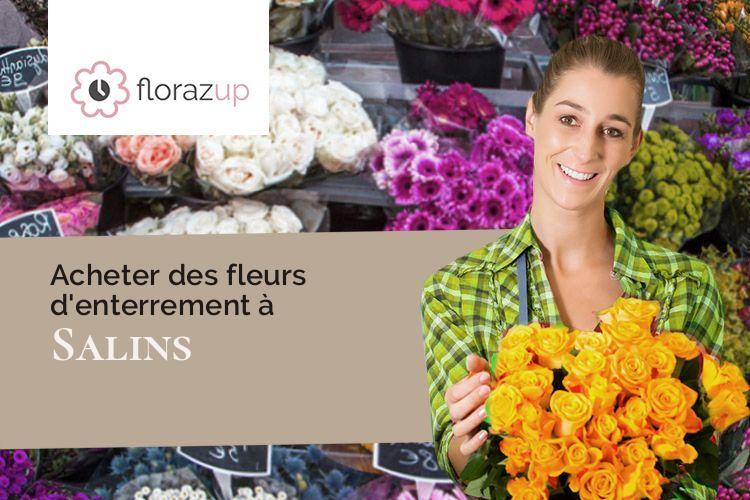 gerbes de fleurs pour une crémation à Salins (Cantal/15200)