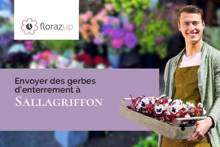 bouquets de fleurs pour des funérailles à Sallagriffon (Alpes-Maritimes/06910)