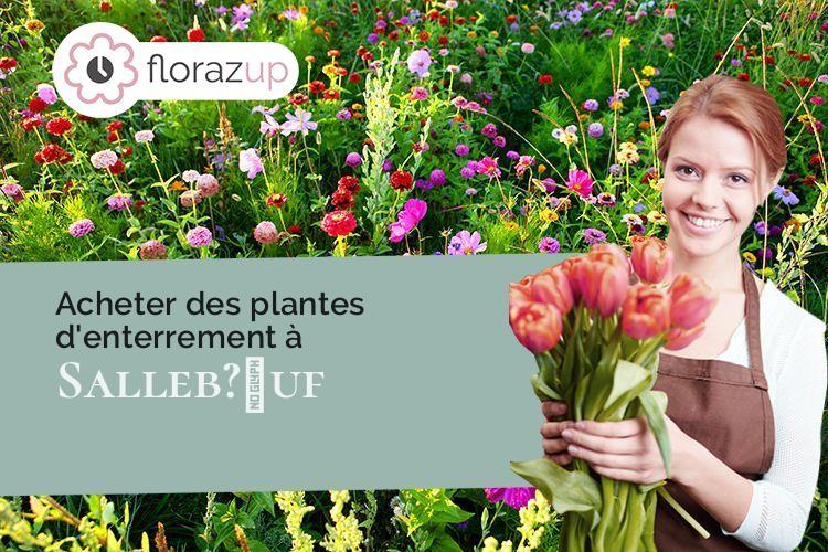 compositions florales pour une crémation à Salleb?œuf (Gironde/33370)