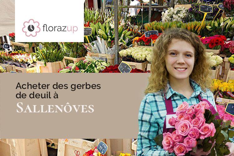 coupes de fleurs pour des funérailles à Sallenôves (Haute-Savoie/74270)