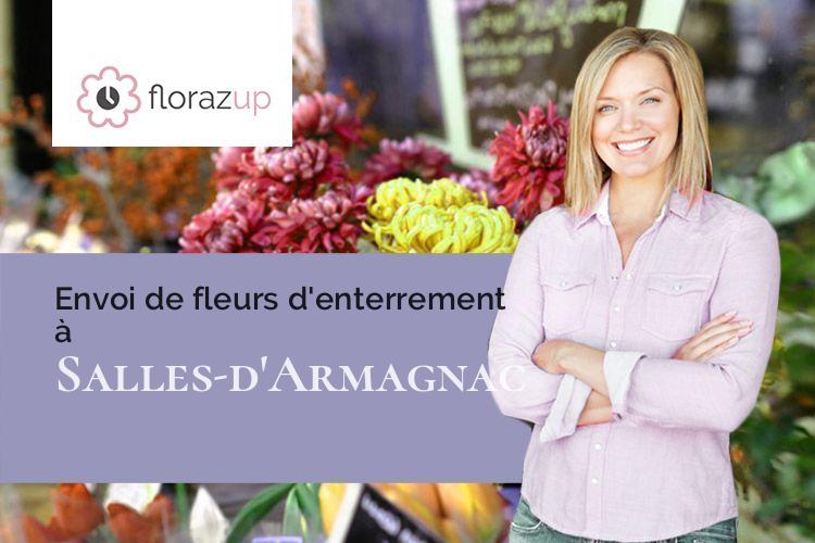 créations florales pour un décès à Salles-d'Armagnac (Gers/32370)