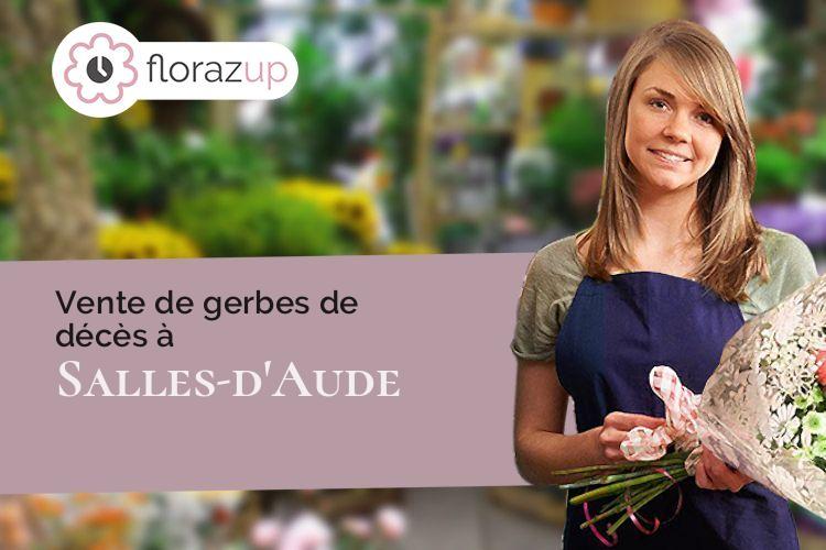 coupes de fleurs pour un enterrement à Salles-d'Aude (Aude/11110)
