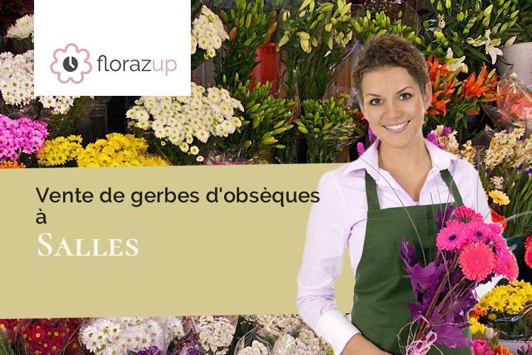 compositions florales pour un deuil à Salles (Lot-et-Garonne/47150)