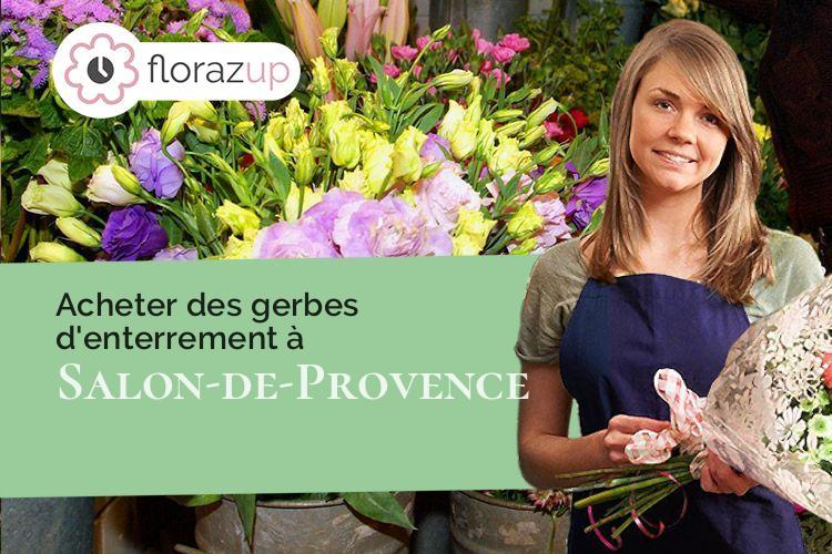 bouquets de fleurs pour un enterrement à Salon-de-Provence (Bouches-du-Rhône/13300)