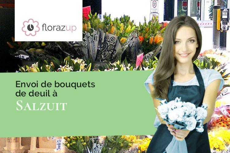 coupes de fleurs pour des funérailles à Salzuit (Haute-Loire/43230)