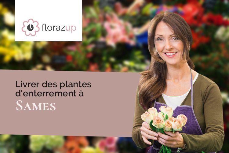 compositions florales pour un enterrement à Sames (Pyrénées-Atlantiques/64520)
