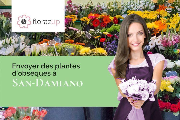 compositions florales pour des funérailles à San-Damiano (Corse/20213)
