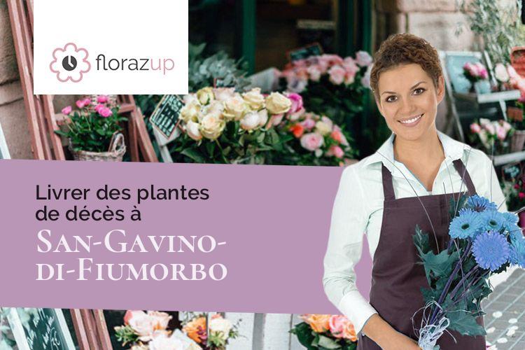 compositions de fleurs pour des funérailles à San-Gavino-di-Fiumorbo (Corse/20243)