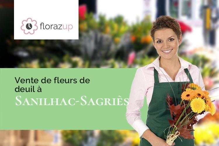 créations de fleurs pour un enterrement à Sanilhac-Sagriès (Gard/30700)