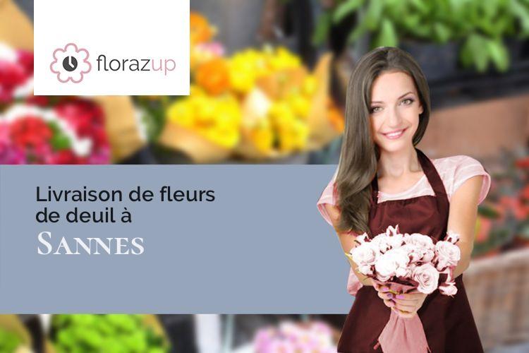 gerbes de fleurs pour un décès à Sannes (Vaucluse/84240)