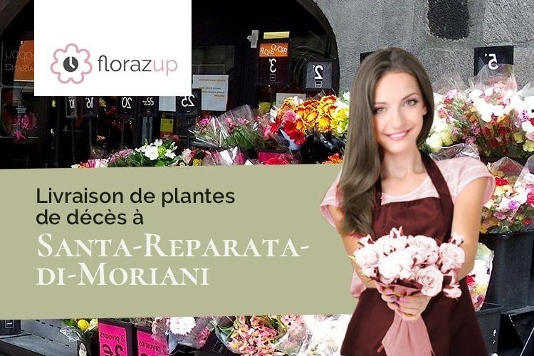 croix de fleurs pour un décès à Santa-Reparata-di-Moriani (Corse/20230)